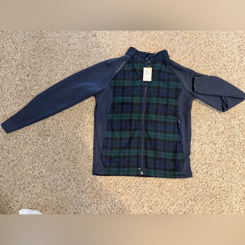 NWT Peter Millar Men's Merge Elite Flannel Hybrid Men's Jacket